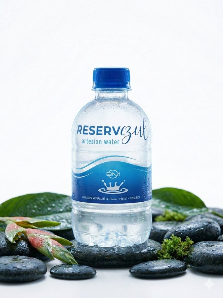 Reserva Azul 350ml bottle — Natural Spring Water from Nicoya